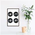 Picture of Records _GroupedProduct_Rectangle_Portrait_Canvas_Framed_