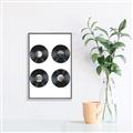 Picture of Records _GroupedProduct_Rectangle_Portrait_Canvas_Framed_