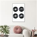 Picture of Records _GroupedProduct_Rectangle_Portrait_Canvas_Framed_