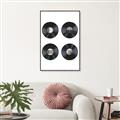 Picture of Records _GroupedProduct_Rectangle_Portrait_Canvas_Framed_