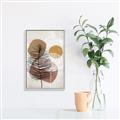 Picture of Geo Botanical I _GroupedProduct_Rectangle_Portrait_Canvas_Framed_