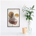 Picture of Geo Botanical I _GroupedProduct_Rectangle_Portrait_Canvas_Framed_