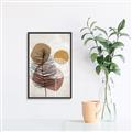 Picture of Geo Botanical I _GroupedProduct_Rectangle_Portrait_Canvas_Framed_