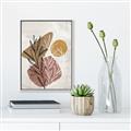 Picture of Geo Botanical II  _GroupedProduct_Rectangle_Portrait_Canvas_Framed_