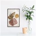 Picture of Geo Botanical II  _GroupedProduct_Rectangle_Portrait_Canvas_Framed_