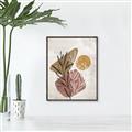 Picture of Geo Botanical II  _GroupedProduct_Rectangle_Portrait_Canvas_Framed_