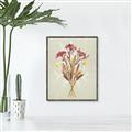 Picture of Dried Flowers with Outline I _GroupedProduct_Rectangle_Portrait_Canvas_Framed_