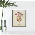 Picture of Dried Flowers with Outline I _GroupedProduct_Rectangle_Portrait_Canvas_Framed_