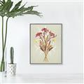 Picture of Dried Flowers with Outline I _GroupedProduct_Rectangle_Portrait_Canvas_Framed_
