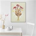 Picture of Dried Flowers with Outline I _GroupedProduct_Rectangle_Portrait_Canvas_Framed_