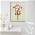 Picture of Dried Flowers with Outline I _GroupedProduct_Rectangle_Portrait_Canvas_Framed_