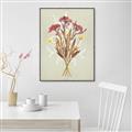 Picture of Dried Flowers with Outline I _GroupedProduct_Rectangle_Portrait_Canvas_Framed_