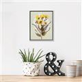 Picture of Dried Flowers with Outline II  _GroupedProduct_Rectangle_Portrait_Canvas_Framed_
