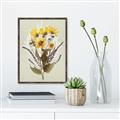 Picture of Dried Flowers with Outline II  _GroupedProduct_Rectangle_Portrait_Canvas_Framed_