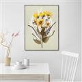 Picture of Dried Flowers with Outline II  _GroupedProduct_Rectangle_Portrait_Canvas_Framed_