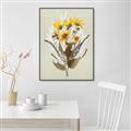 Picture of Dried Flowers with Outline II  _GroupedProduct_Rectangle_Portrait_Canvas_Framed_