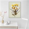 Picture of Dried Flowers with Outline II  _GroupedProduct_Rectangle_Portrait_Canvas_Framed_