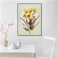 Picture of Dried Flowers with Outline II  _GroupedProduct_Rectangle_Portrait_Canvas_Framed_