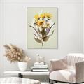 Picture of Dried Flowers with Outline II  _GroupedProduct_Rectangle_Portrait_Canvas_Framed_