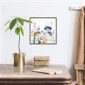 Picture of Light Blue Flowers II _GroupedProduct_Square_Canvas_Framed_