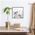 Picture of Light Blue Flowers I     _GroupedProduct_Square_Canvas_Framed_