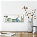 Picture of Simple Plant Row _GroupedProduct_Panel_Landscape_Canvas_Framed_