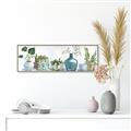 Picture of Simple Plant Row _GroupedProduct_Panel_Landscape_Canvas_Framed_