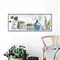 Picture of Simple Plant Row _GroupedProduct_Panel_Landscape_Canvas_Framed_