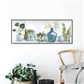 Picture of Simple Plant Row _GroupedProduct_Panel_Landscape_Canvas_Framed_
