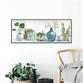 Picture of Simple Plant Row _GroupedProduct_Panel_Landscape_Canvas_Framed_