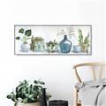 Picture of Simple Plant Row _GroupedProduct_Panel_Landscape_Canvas_Framed_