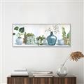 Picture of Simple Plant Row _GroupedProduct_Panel_Landscape_Canvas_Framed_