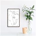Picture of Line Drawn Horses I _GroupedProduct_Rectangle_Portrait_Canvas_Framed_