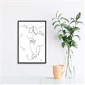 Picture of Line Drawn Horses I _GroupedProduct_Rectangle_Portrait_Canvas_Framed_