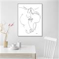 Picture of Line Drawn Horses I _GroupedProduct_Rectangle_Portrait_Canvas_Framed_