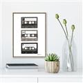 Picture of Cassette Tape _GroupedProduct_Rectangle_Portrait_Canvas_Framed_