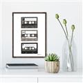 Picture of Cassette Tape _GroupedProduct_Rectangle_Portrait_Canvas_Framed_
