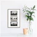 Picture of Cassette Tape _GroupedProduct_Rectangle_Portrait_Canvas_Framed_