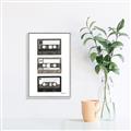 Picture of Cassette Tape _GroupedProduct_Rectangle_Portrait_Canvas_Framed_