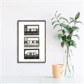 Picture of Cassette Tape _GroupedProduct_Rectangle_Portrait_Canvas_Framed_