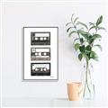 Picture of Cassette Tape _GroupedProduct_Rectangle_Portrait_Canvas_Framed_
