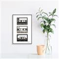 Picture of Cassette Tape _GroupedProduct_Rectangle_Portrait_Canvas_Framed_