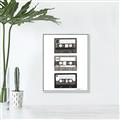 Picture of Cassette Tape _GroupedProduct_Rectangle_Portrait_Canvas_Framed_