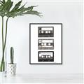 Picture of Cassette Tape _GroupedProduct_Rectangle_Portrait_Canvas_Framed_