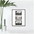 Picture of Cassette Tape _GroupedProduct_Rectangle_Portrait_Canvas_Framed_