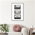Picture of Cassette Tape _GroupedProduct_Rectangle_Portrait_Canvas_Framed_