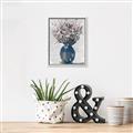 Picture of Blue Pot of Daisies _GroupedProduct_Rectangle_Portrait_Canvas_Framed_
