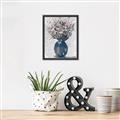 Picture of Blue Pot of Daisies _GroupedProduct_Rectangle_Portrait_Canvas_Framed_