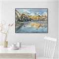 Picture of Moraine Lake  _GroupedProduct_Rectangle_Landscape_Canvas_Framed_