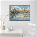 Picture of Moraine Lake  _GroupedProduct_Rectangle_Landscape_Canvas_Framed_